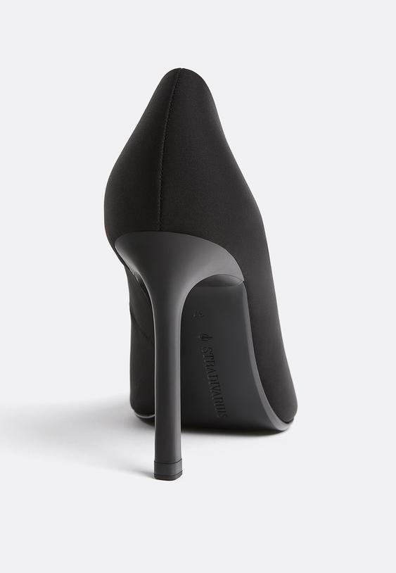 Stradivarius High-Heel Court Shoes Black 6