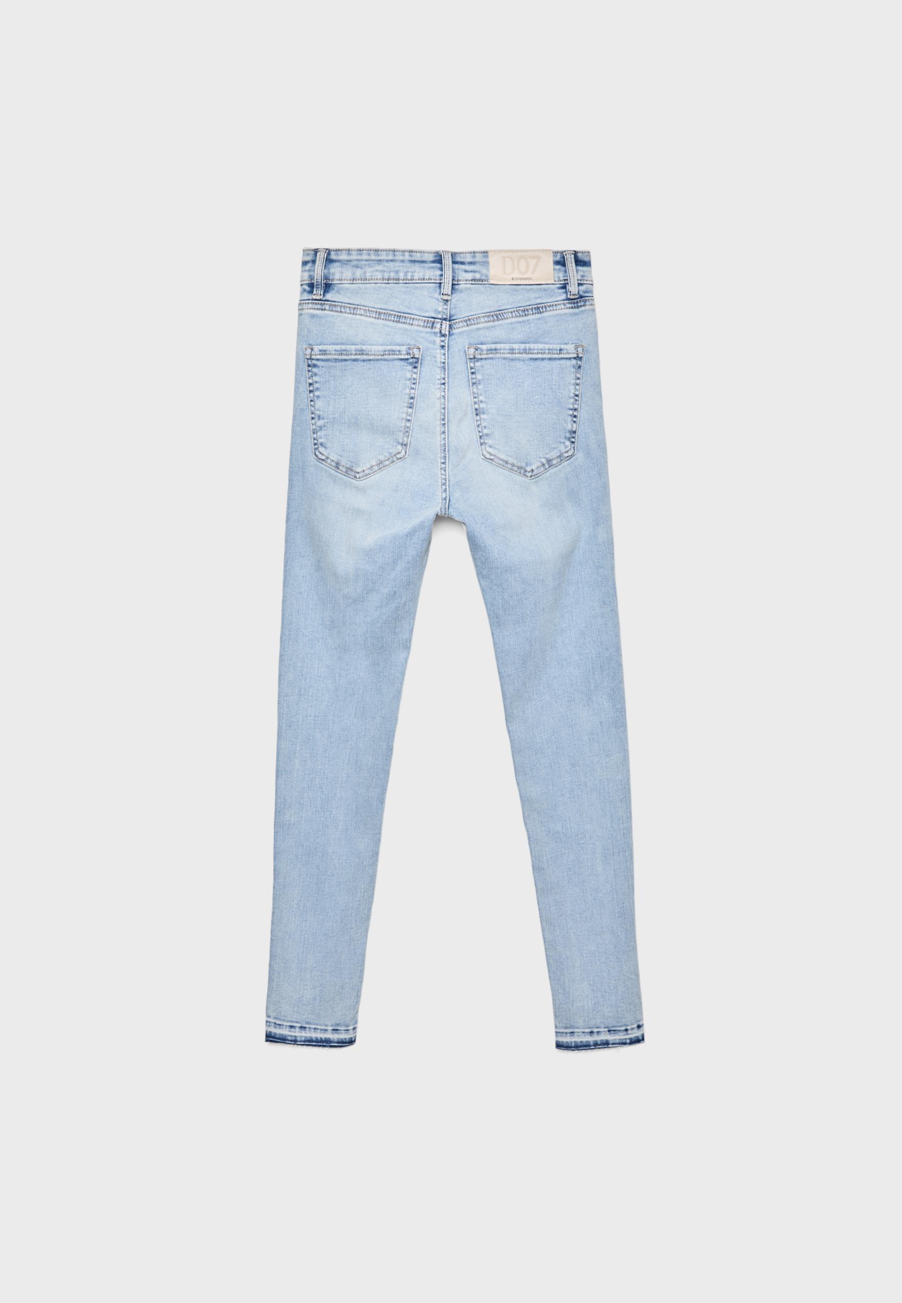 D07 normal bel skinny jean - Görsel 10