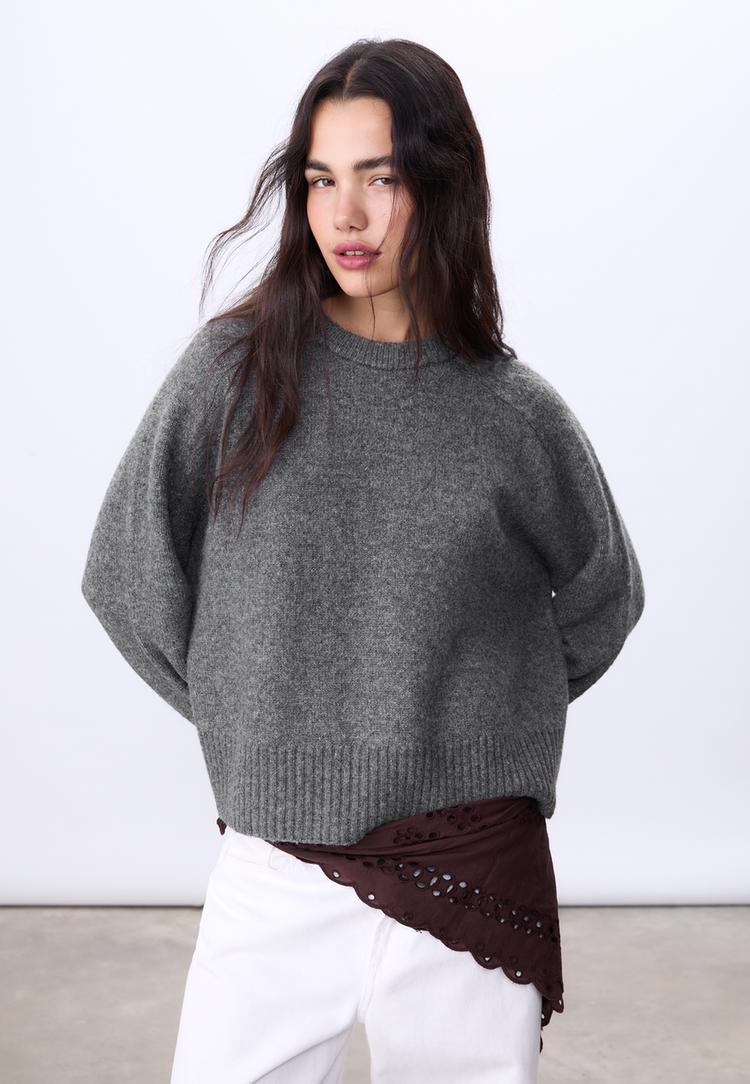 basic soft knit sweater