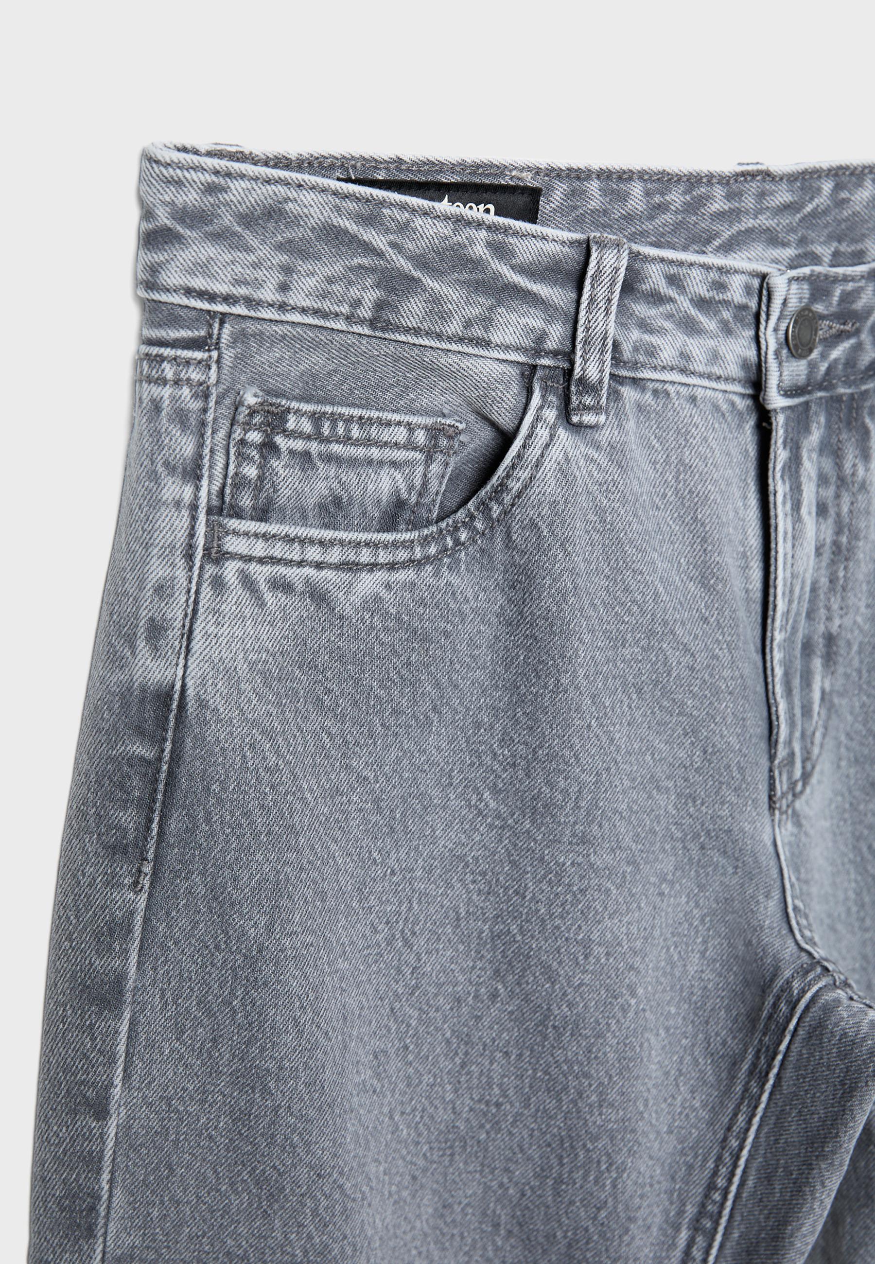 Düşük bel straight fit jean - Görsel 8