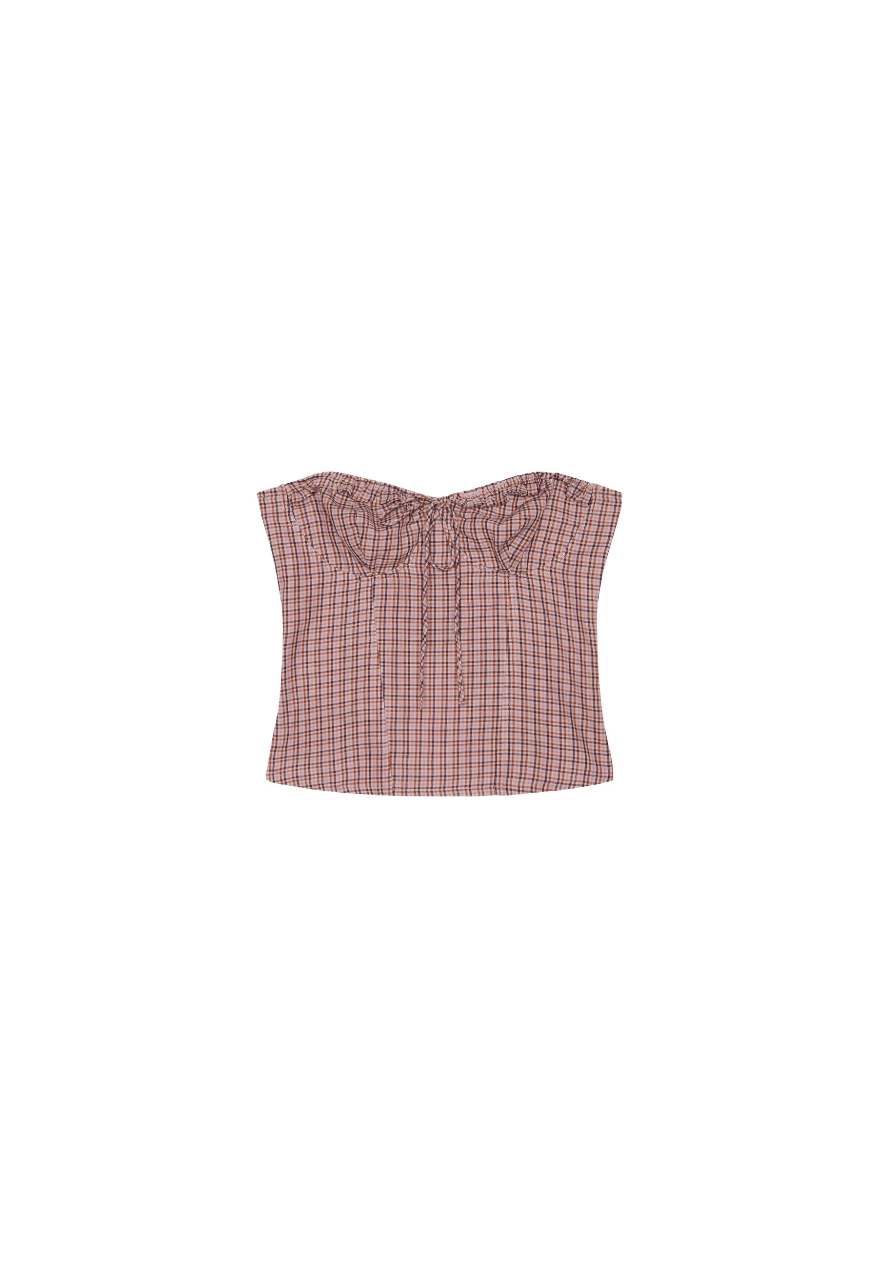 Bustier corset top — Pastel pink