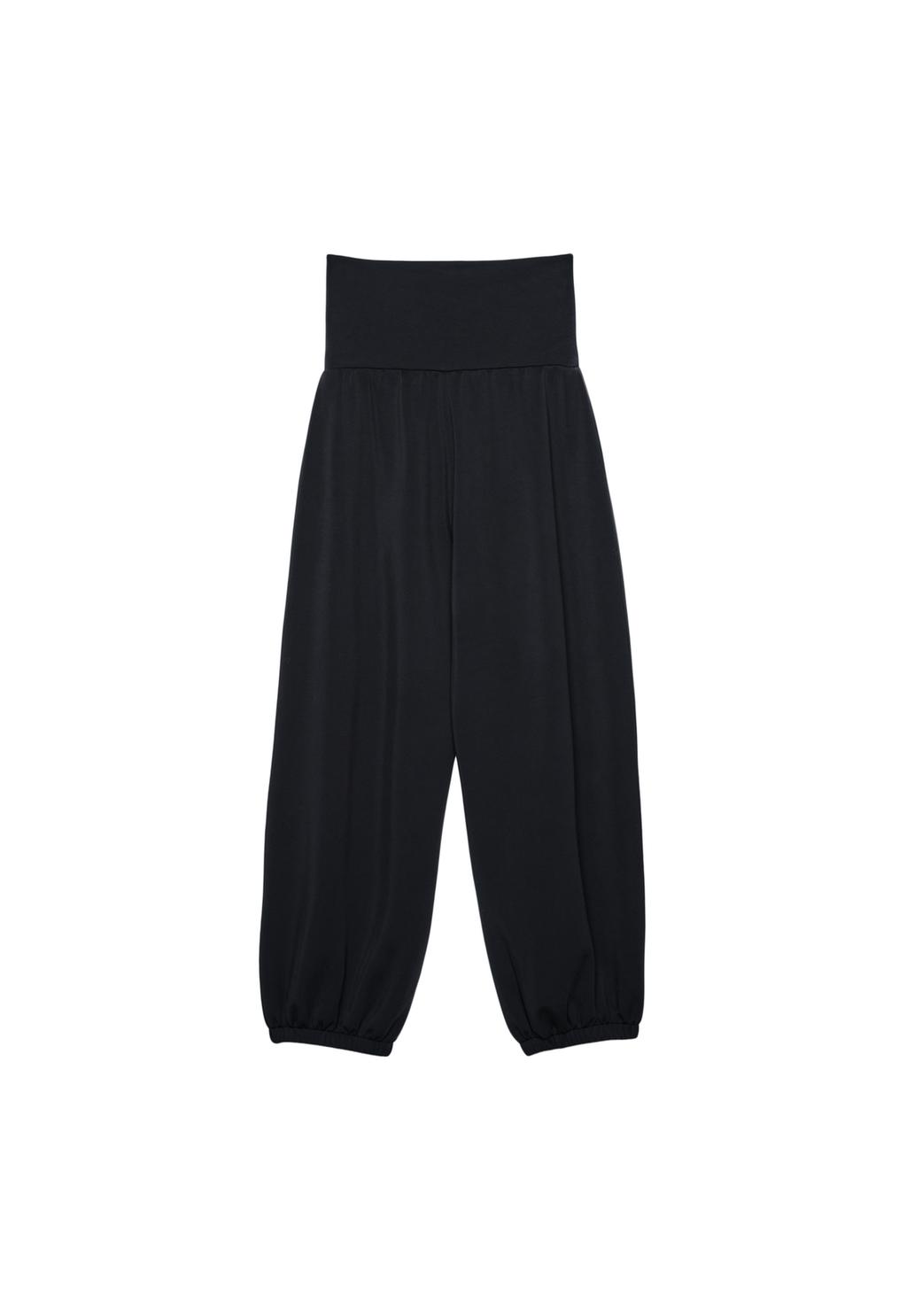 Weiche Jogginghose mit Puffärmel und umgeschlagenem Bund