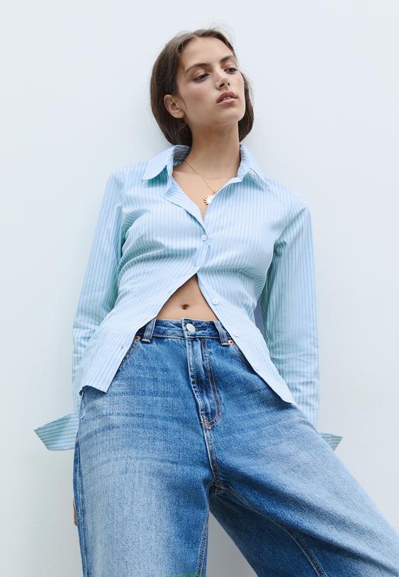 camisa basica fitted rayas