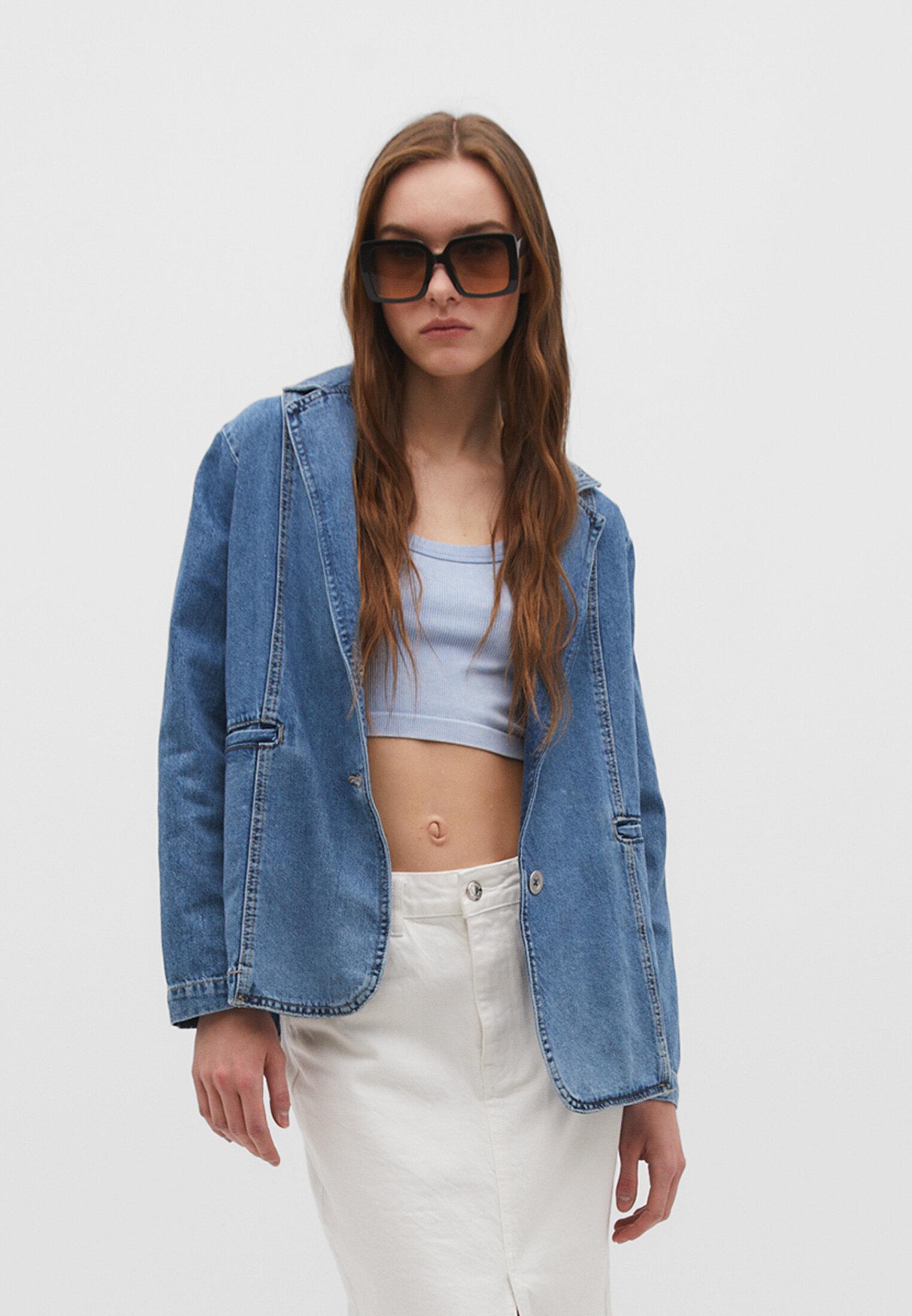 Square sunglasses with gradient lenses — Black
