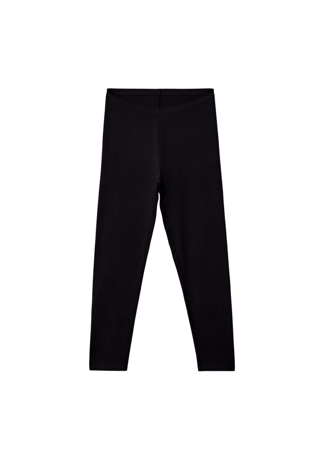 Cotton leggings with invisible seam