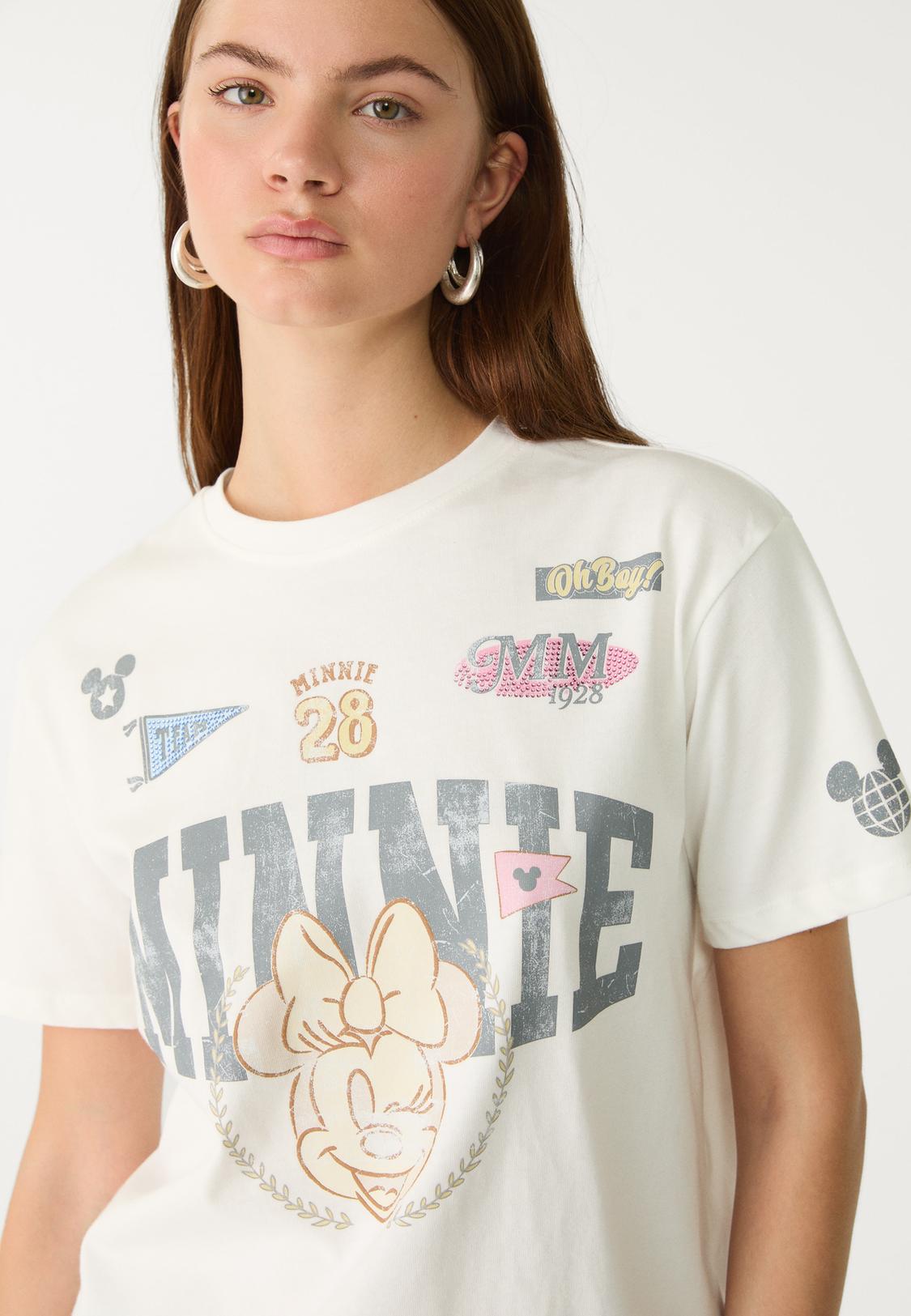 Minnie Mouse Camiseta Villanas Disney Stradivarius Shirt Camiseta