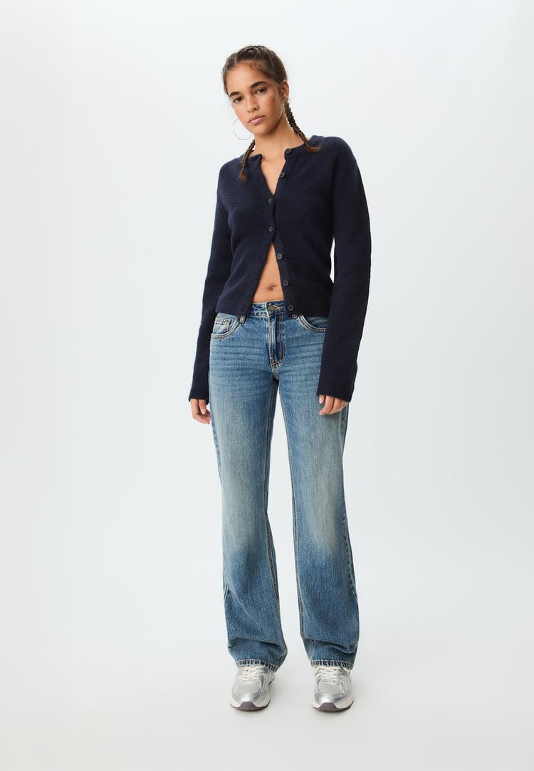 pantalon low straight leg
