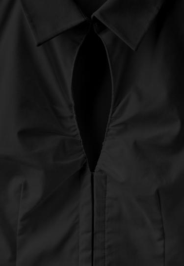 Short sleeve cut-out shirt — Black 9