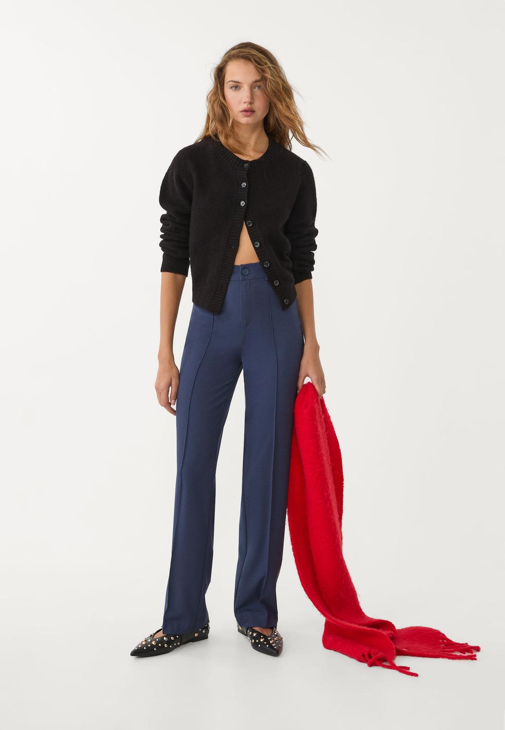 Smart trousers with seam detail