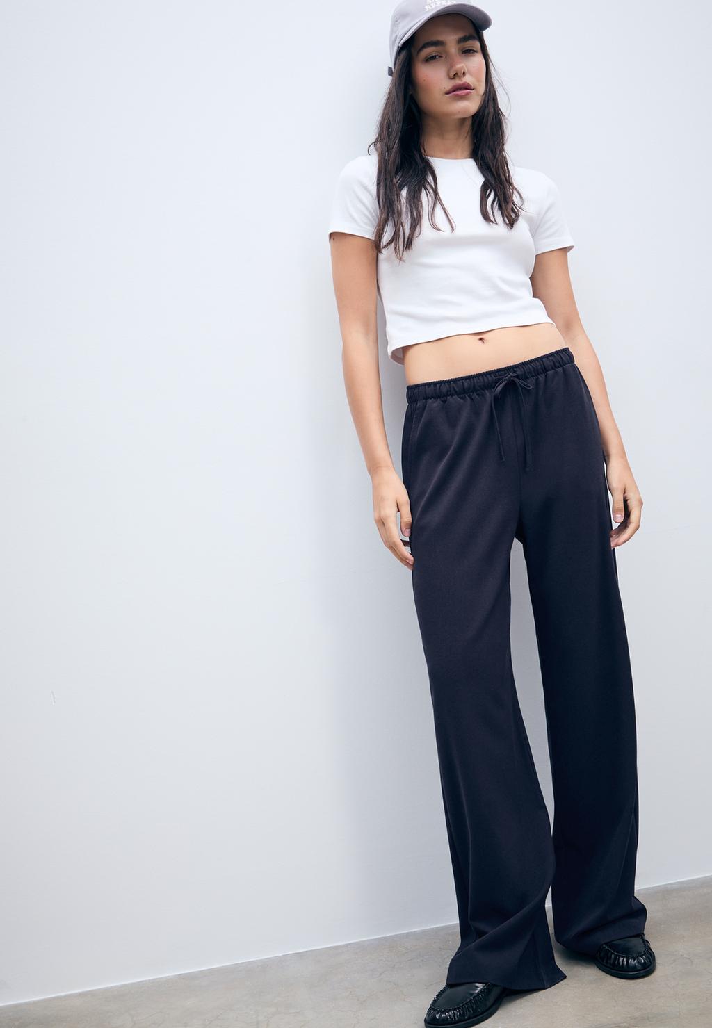 Elegante fließende Hose