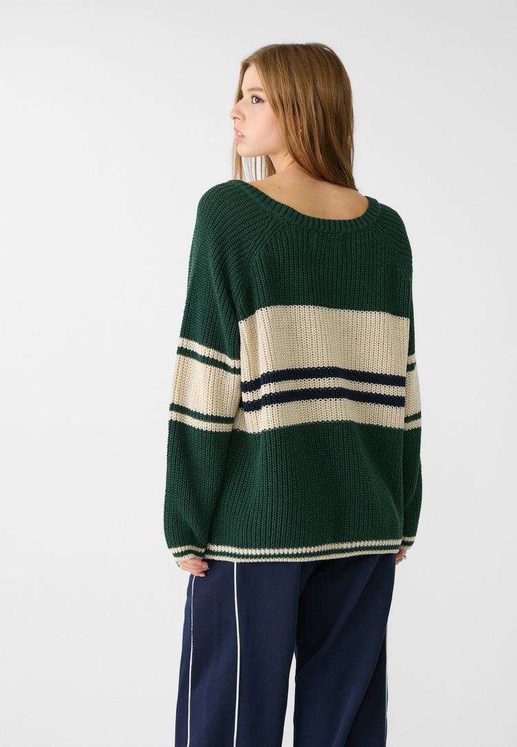 jersey oversize punto raya