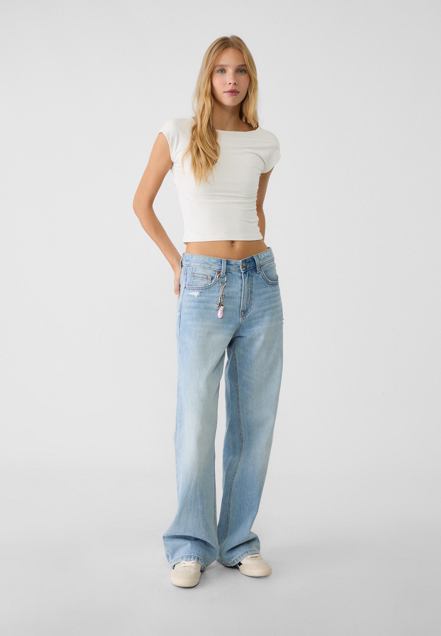 D92 straight fit geniş paça jean - Görsel 29