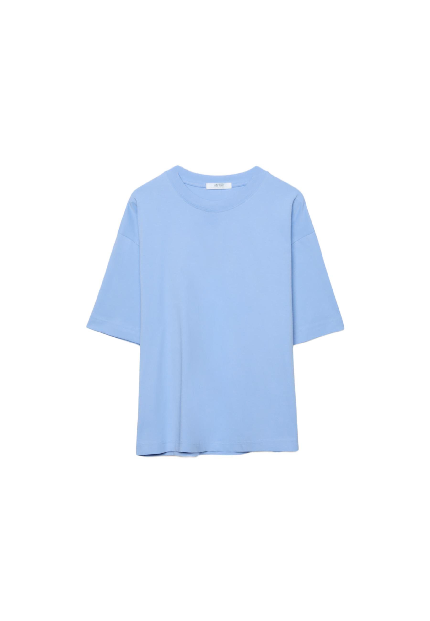Oversize short sleeve T-shirt — Sky blue