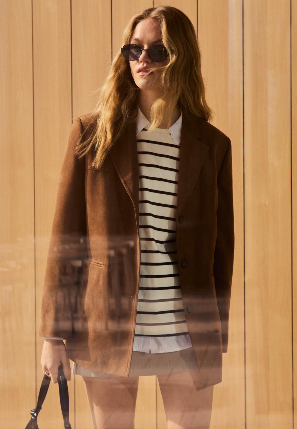 Suni süet blazer