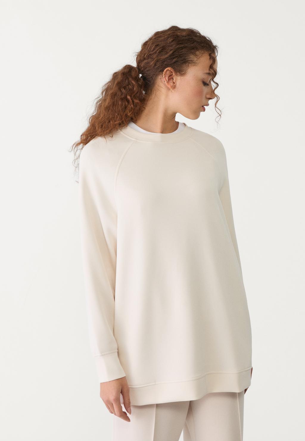 Soft-touch sweatshirt dress