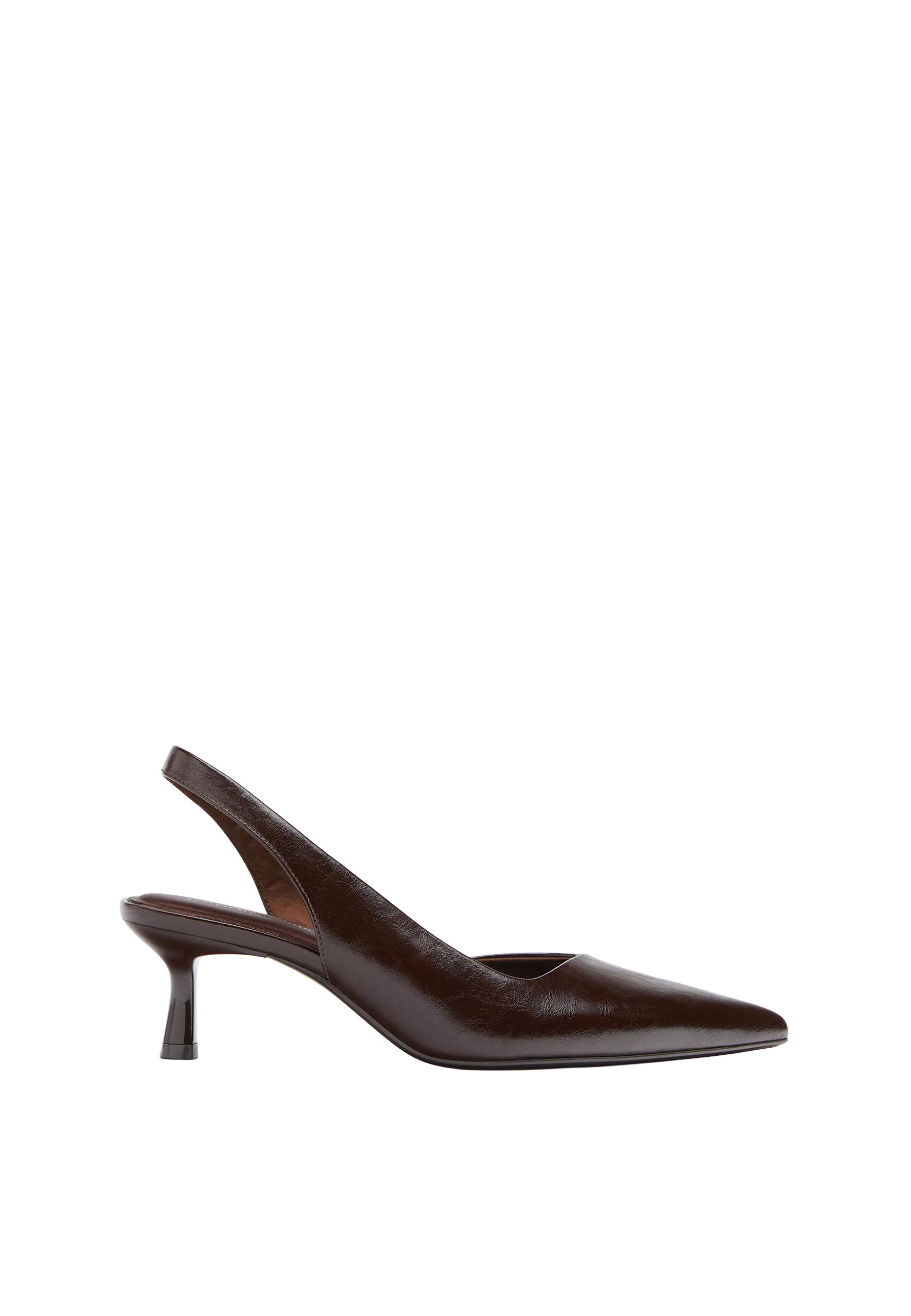 Basic kitten heel shoes — BROWN