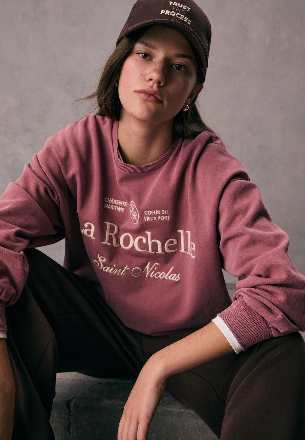 Embroidered sweatshirt