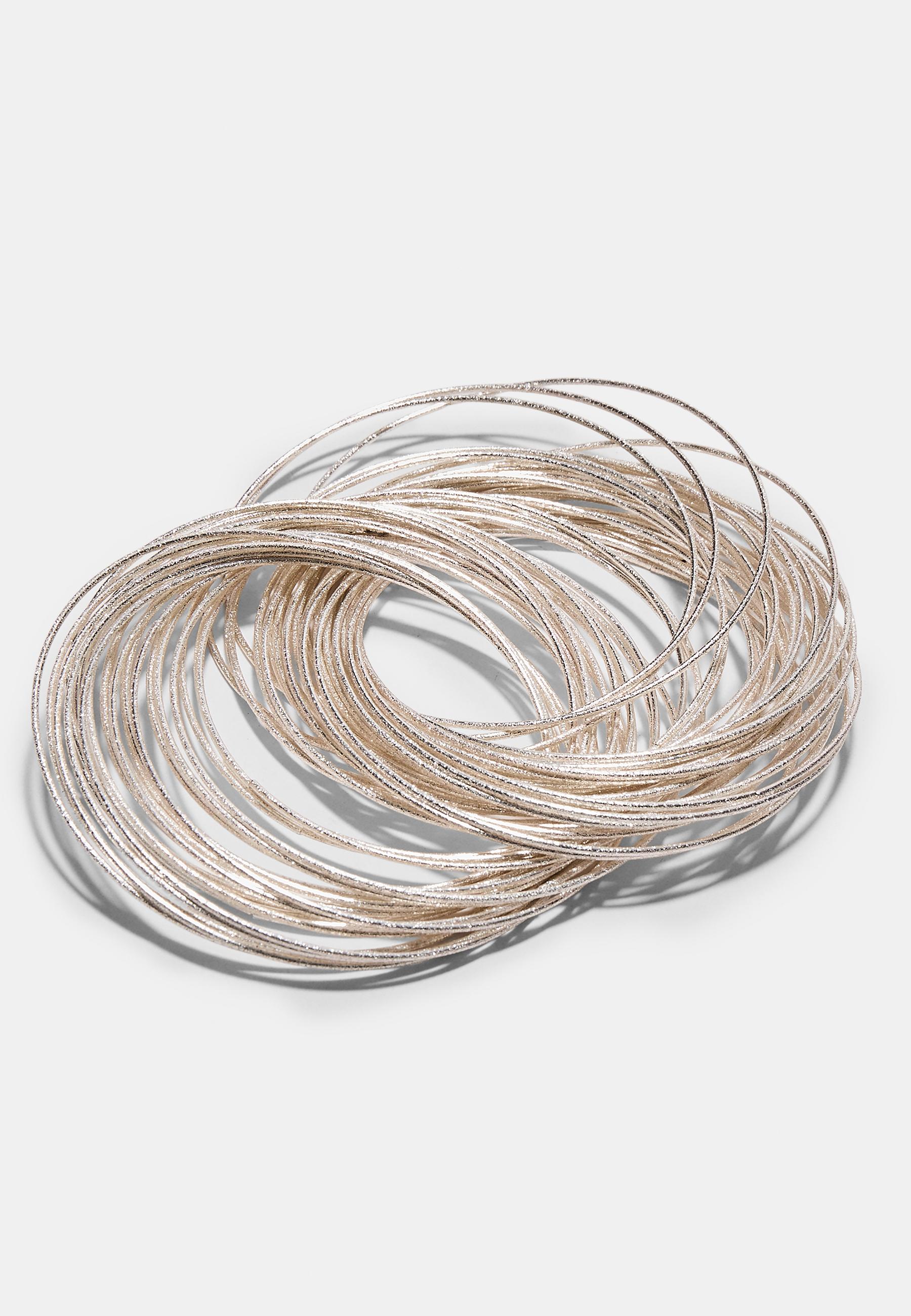 Multi-hoop bracelet — Grey