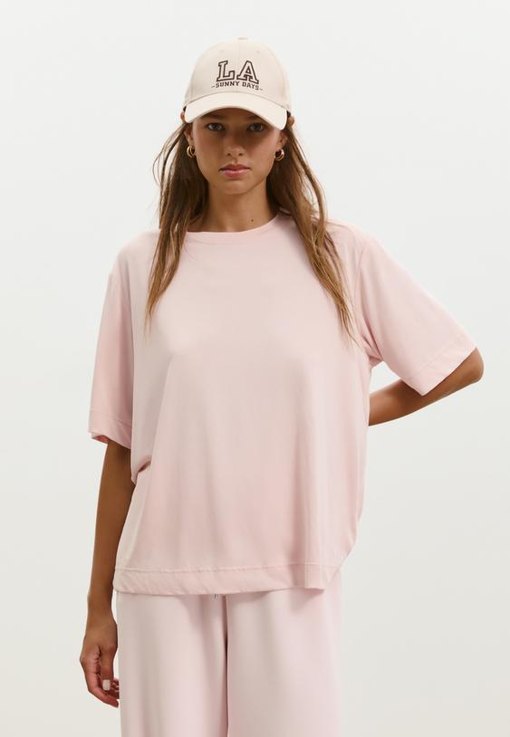 camiseta oversize tacto suave