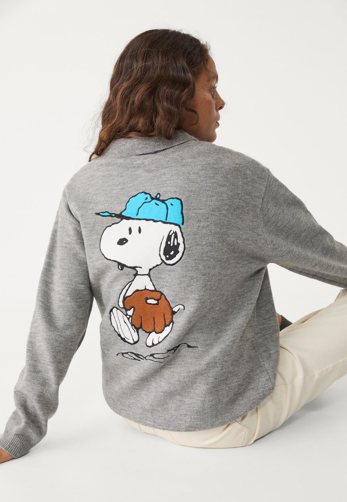 Bear Friends Sudadera Stradivarius Embroidered Peanuts Sweatshirt