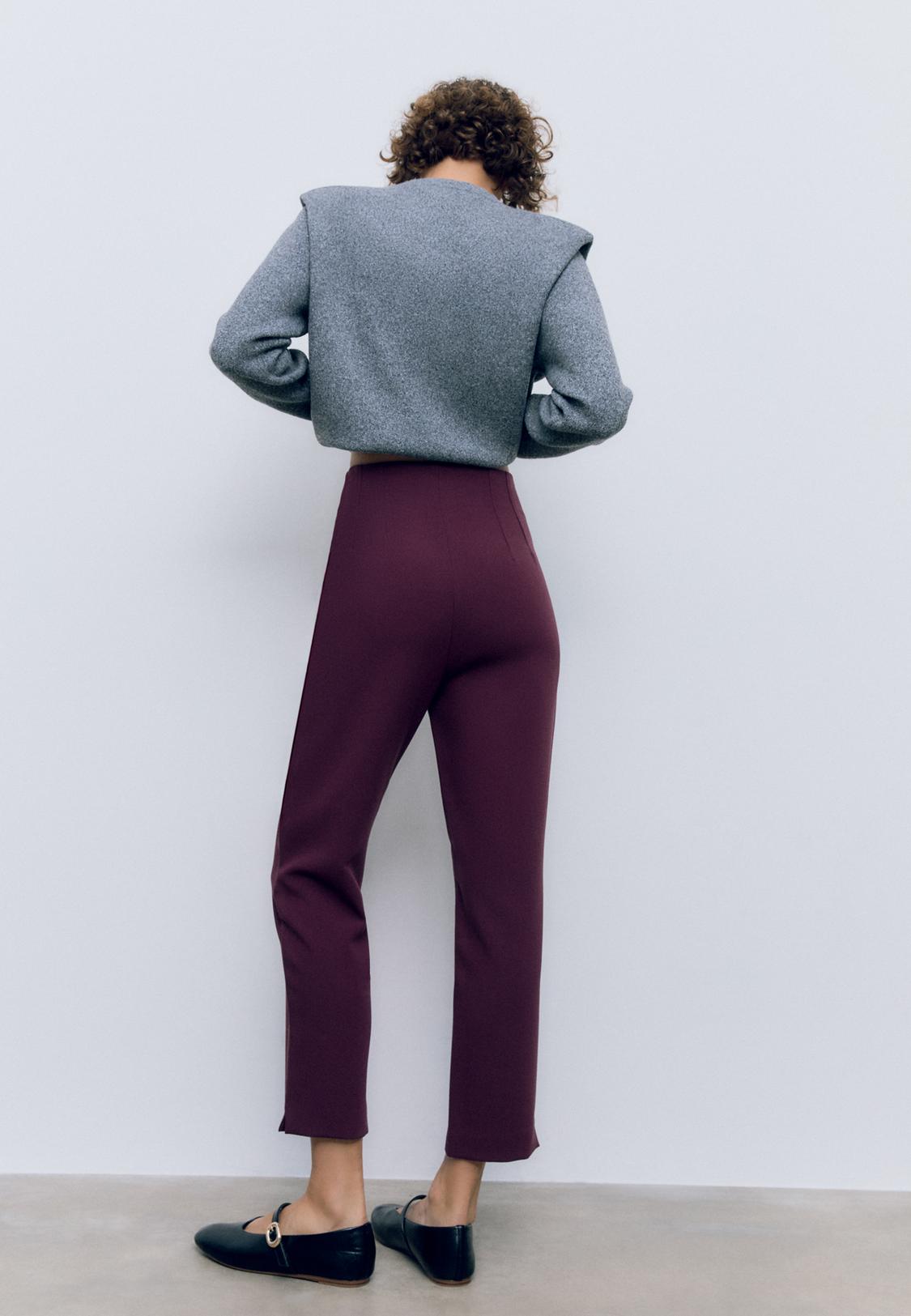 Pantalon habillé à pinces Mode femme Stradivarius Maroc