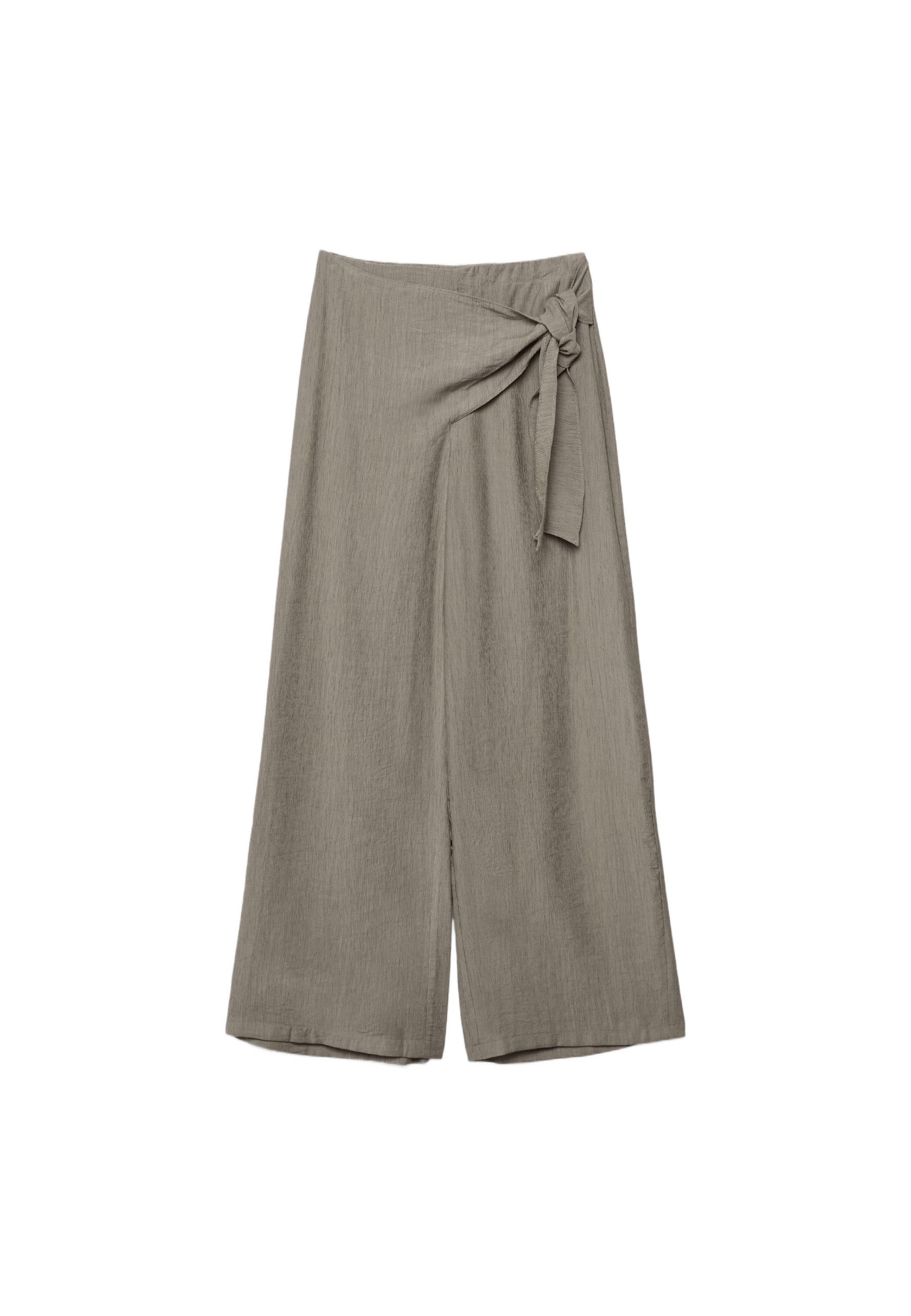 Flowing sarong trousers — Khaki