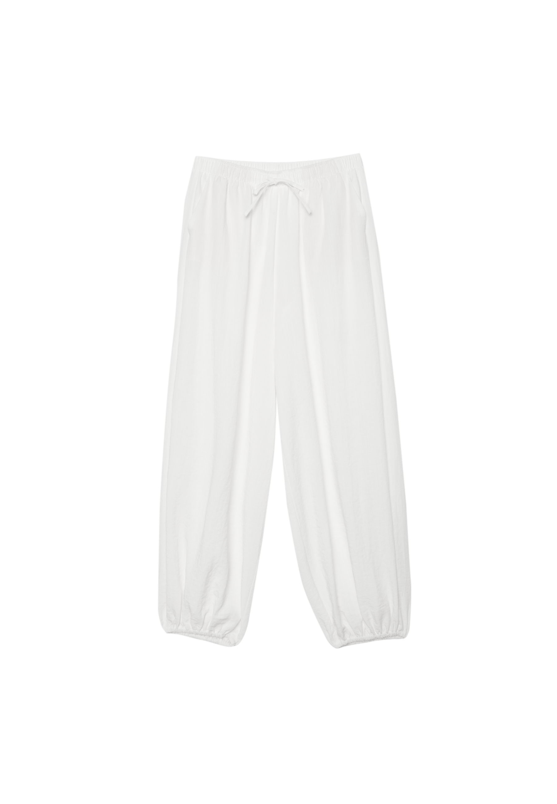 Flowy sarouel trousers — Ecru