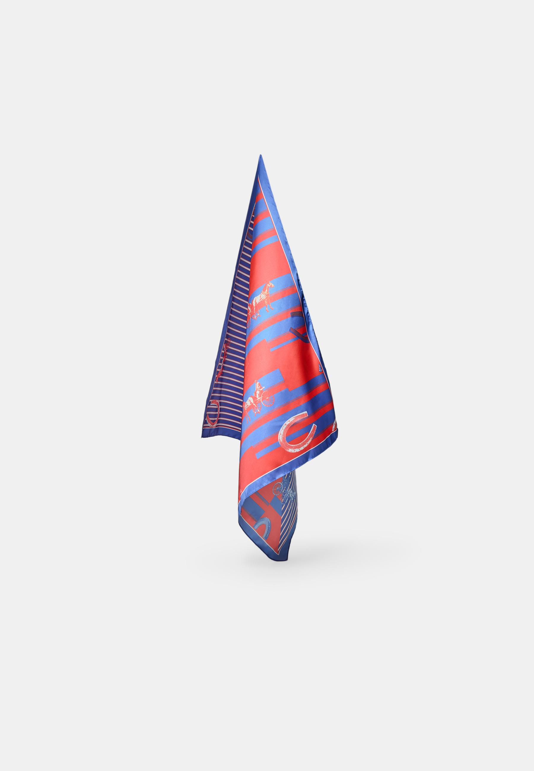HORSESHOE SCARF — Blue