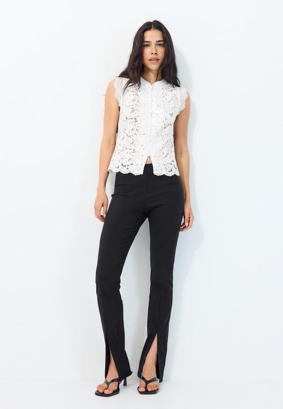 lace qipao top
