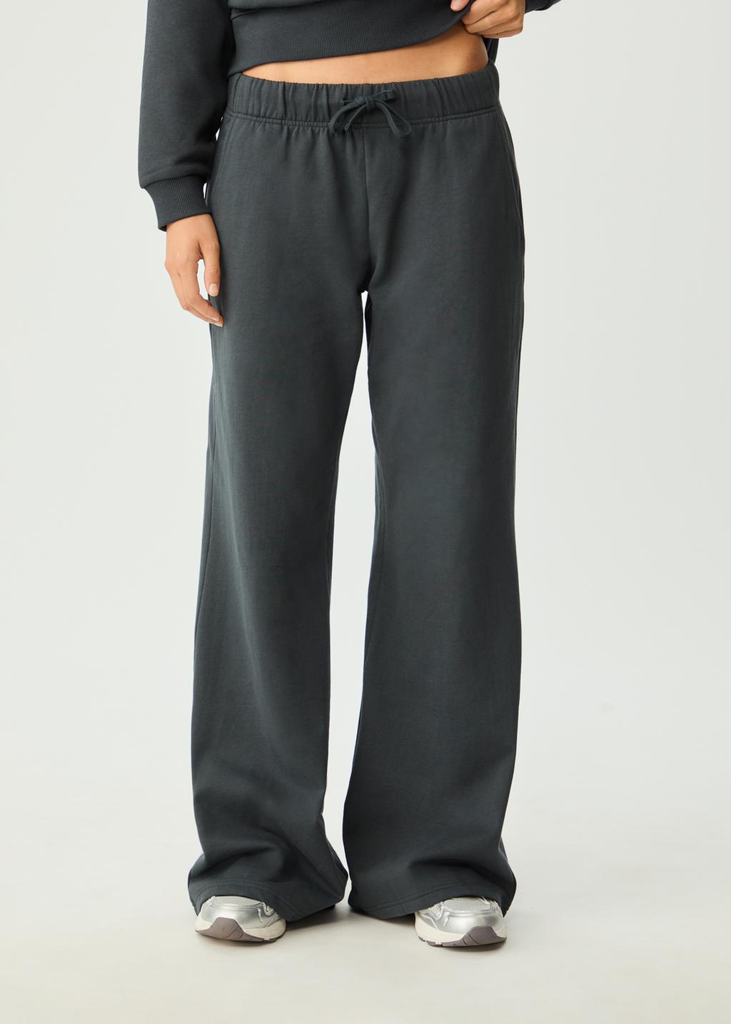 Relaxed Fit Bağcıklı Çan Paça Pantolon