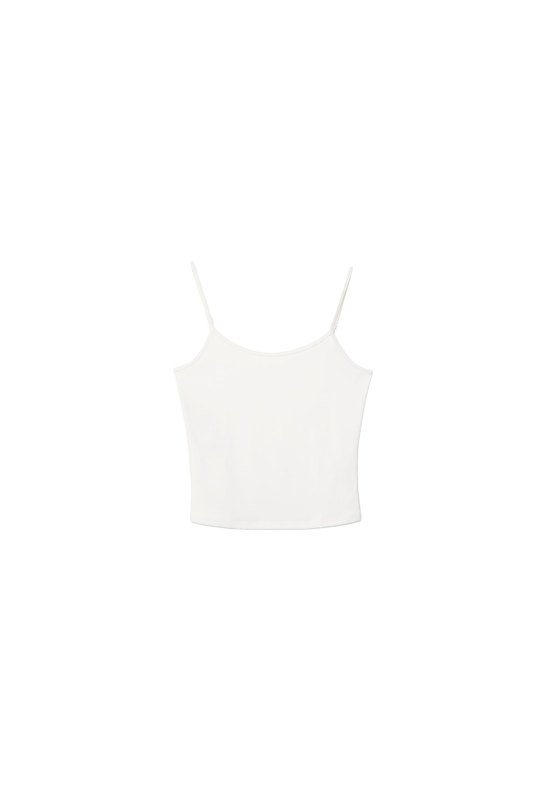 Basic tank top — Ecru