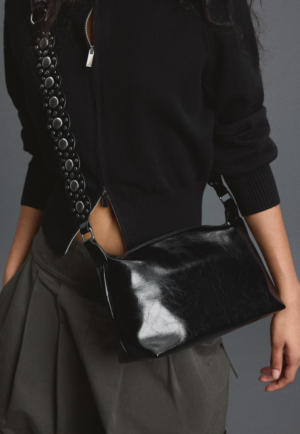 Studded crossbody bag