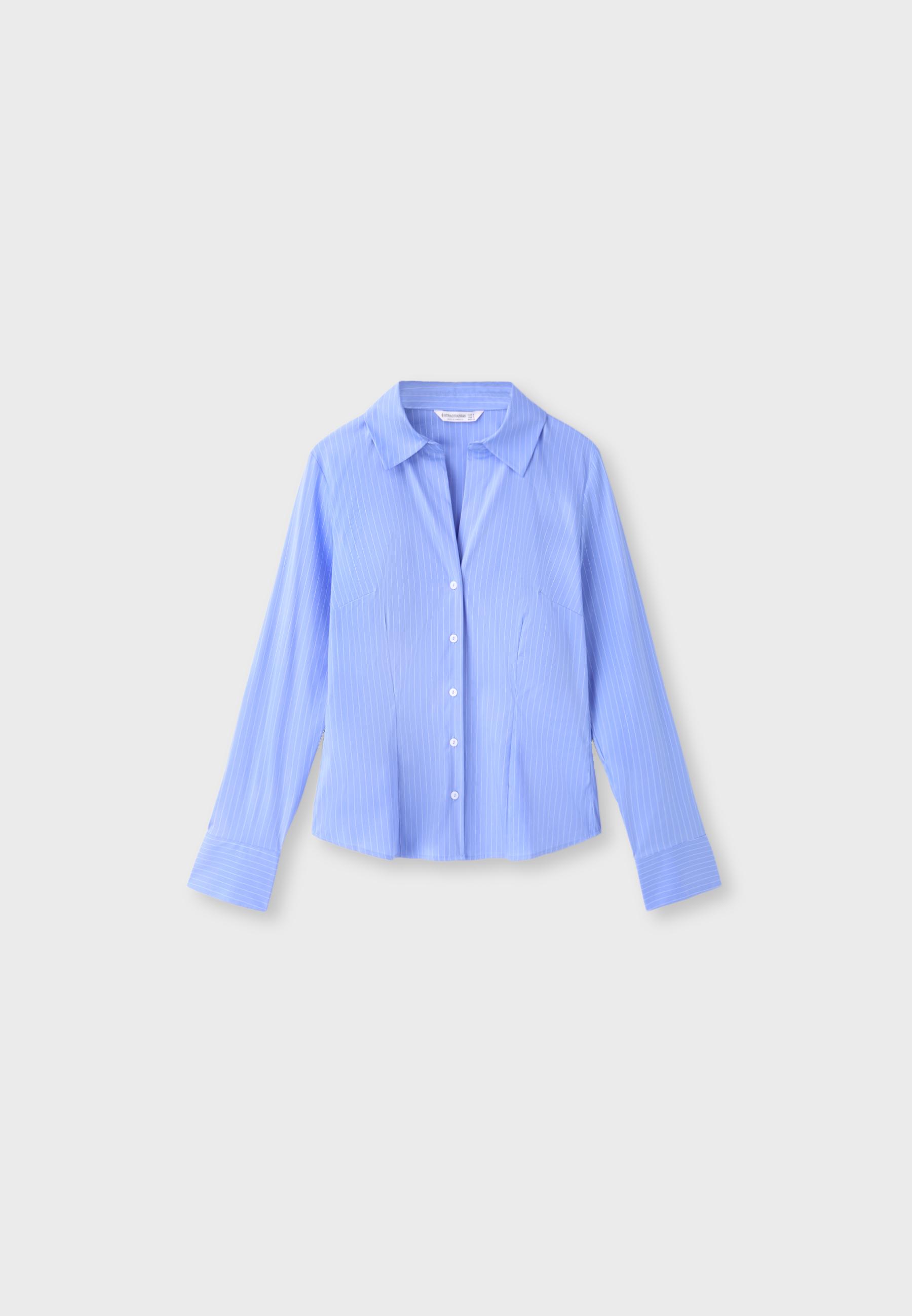 Stradivarius Basic dar kesim gömlek
