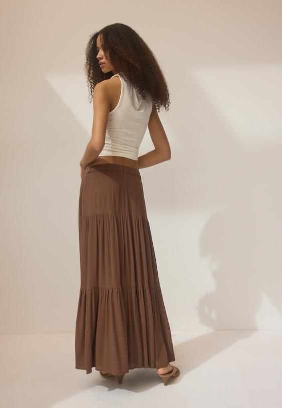 Bohem midi etek - Görsel 6