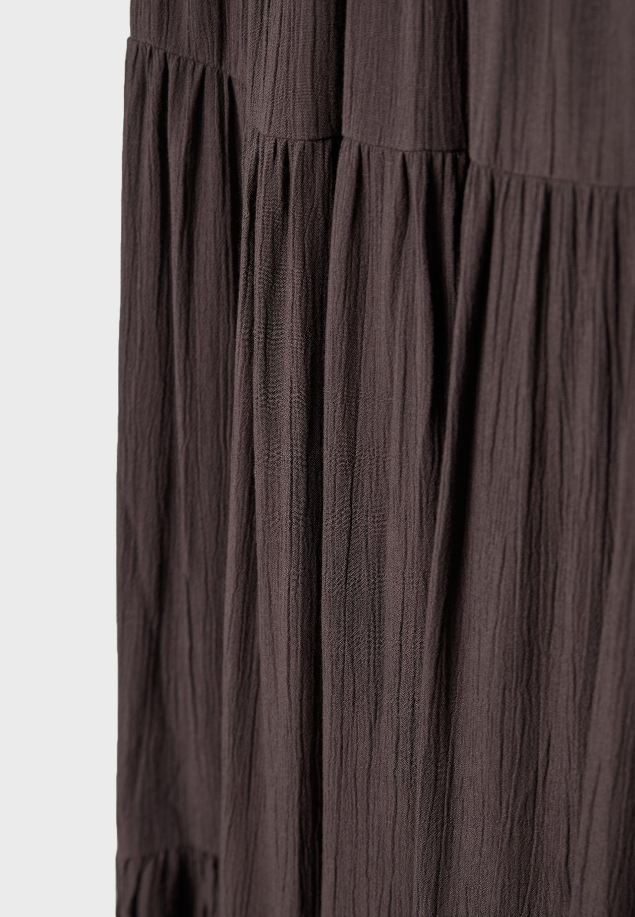 Boho midi skirt — Brown