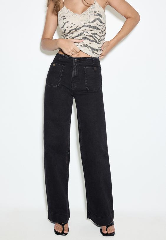 d77 jeans minimal con tasche