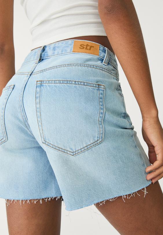 denim bermuda shorts