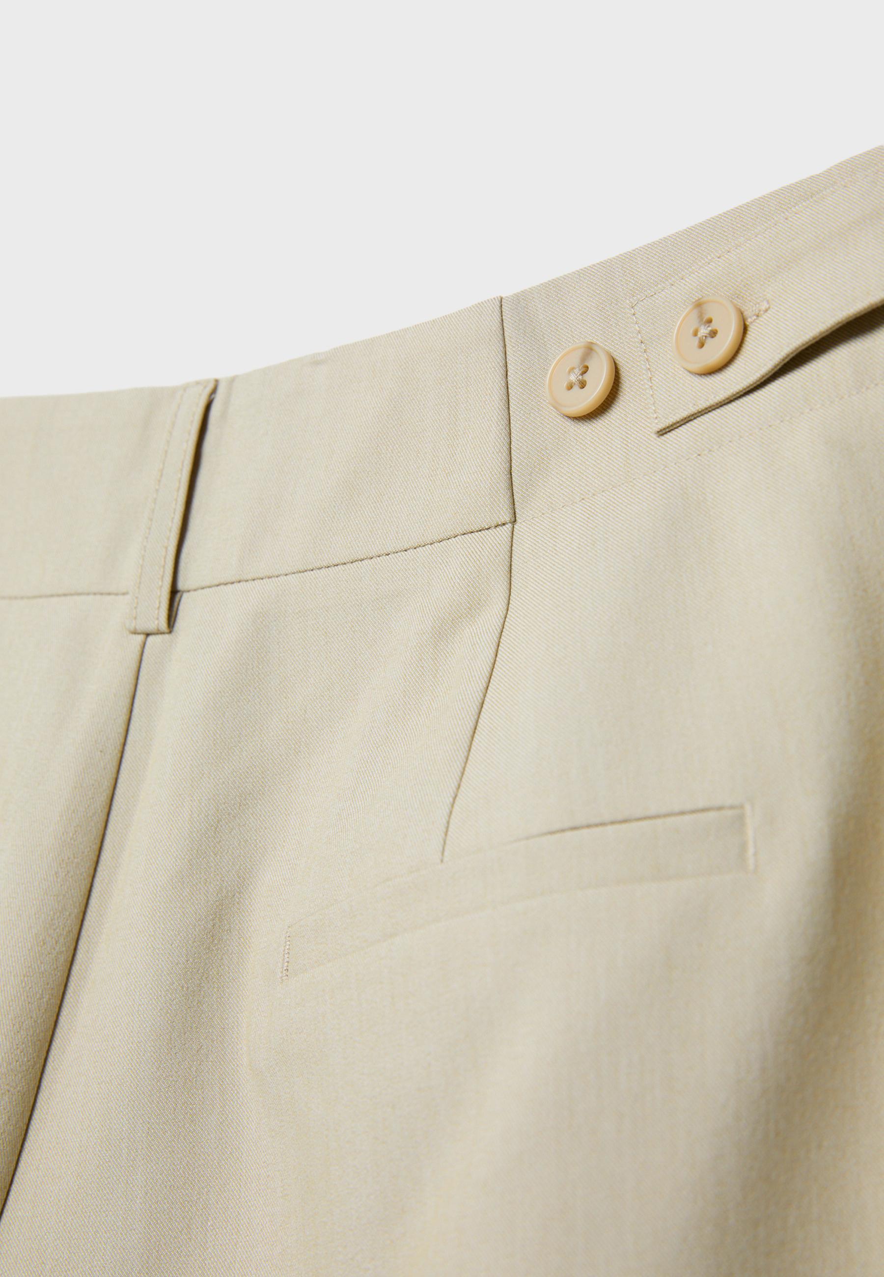 Adjustable super wide-leg trousers — Stone