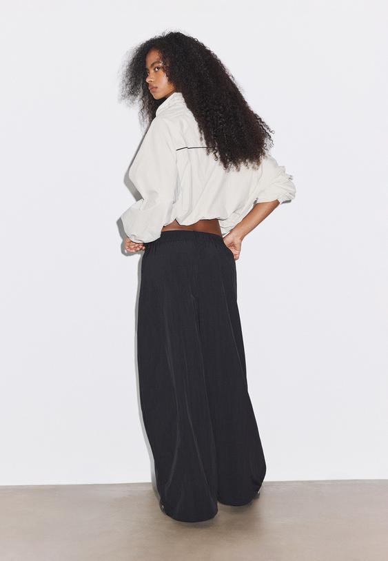 Stradivarius Technical Trousers Black 14