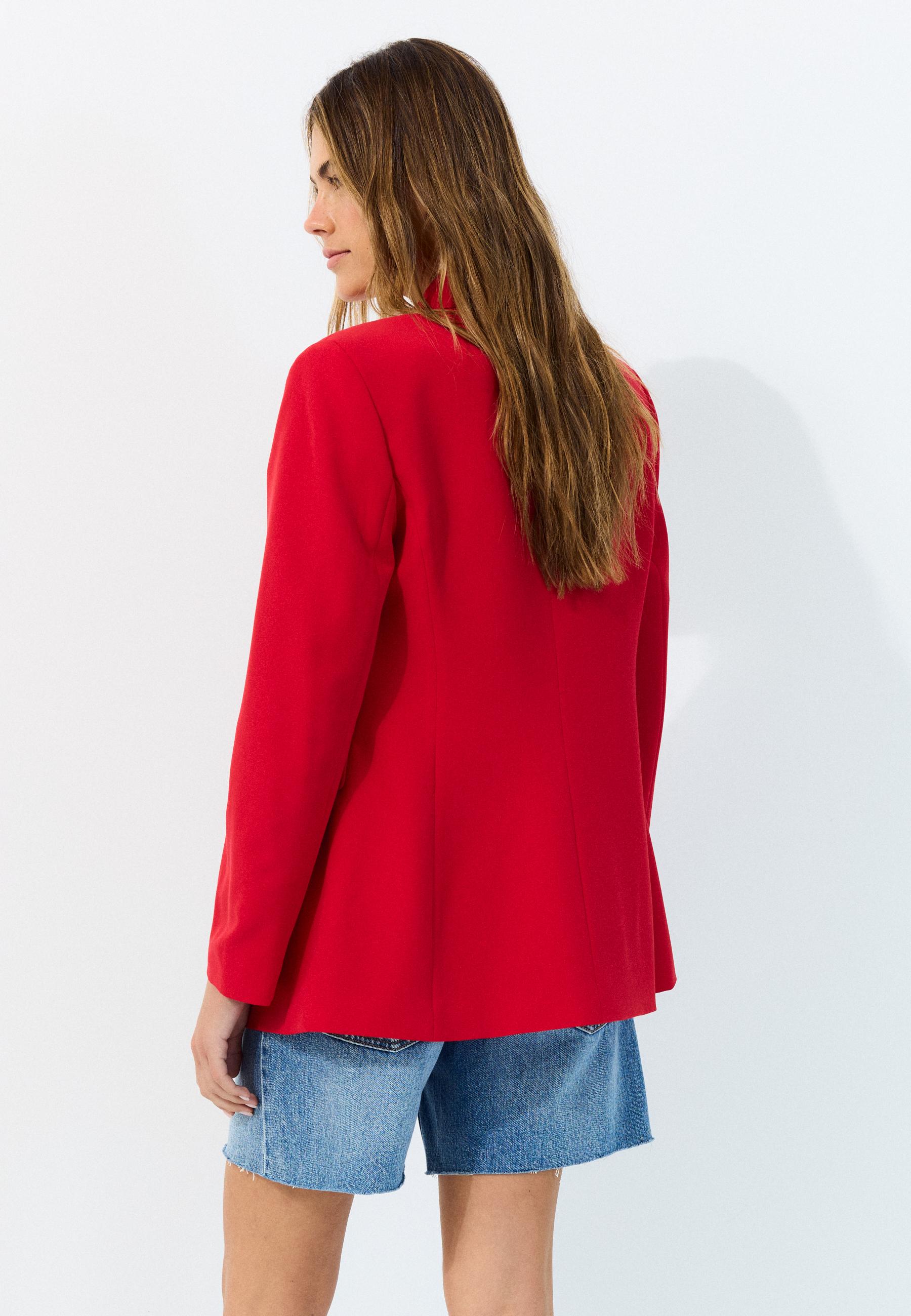 Fitted blazer — Red
