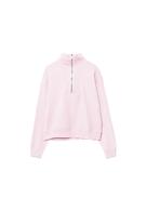 Dik yakalı fermuarlı sweatshirt - Görsel 13