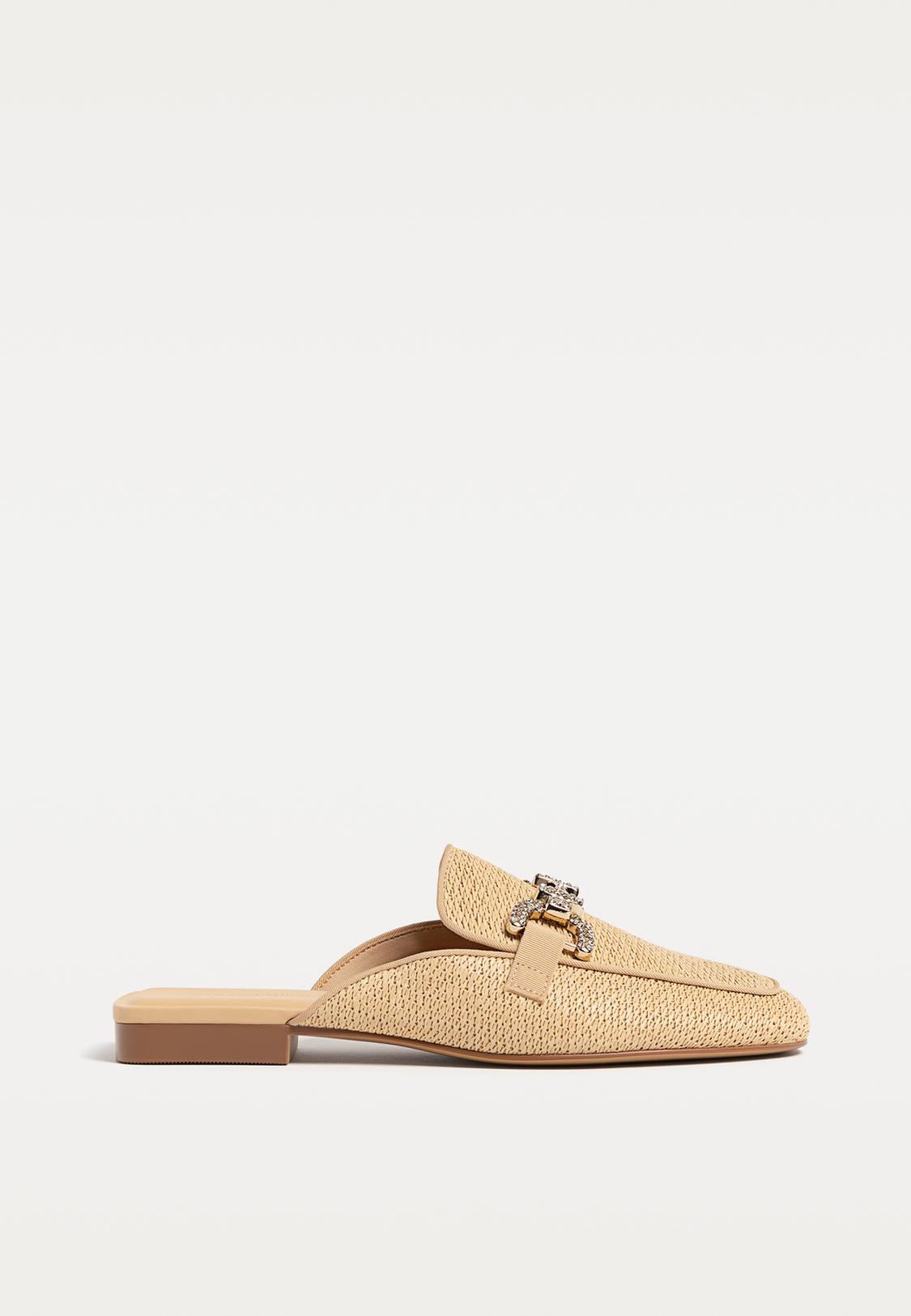 Zapatos Mules Rafia Stradivarius Zapatos Stradivarius Sfera