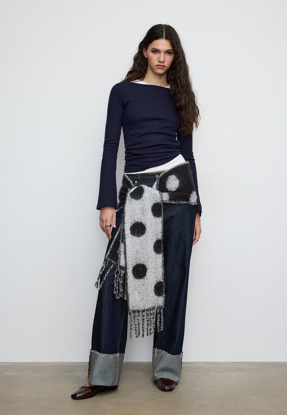 basic bell sleeve t shirt