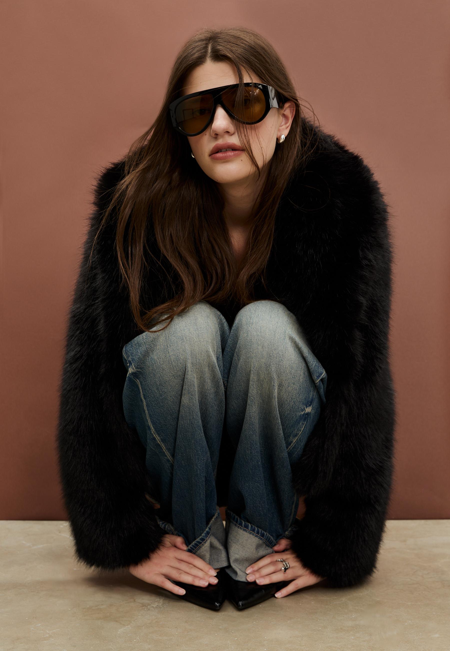 Faux fur jacket - Women's fashion | Stradivarius France