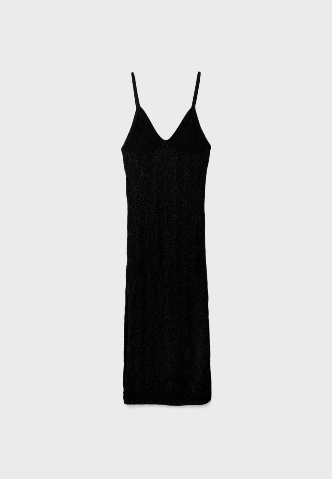 Strappy crochet dress - Women's fashion | Stradivarius Algrie