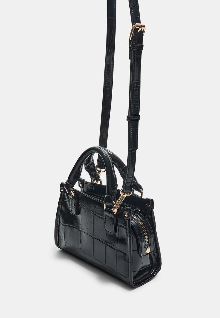 bolso mini tote efecto coco