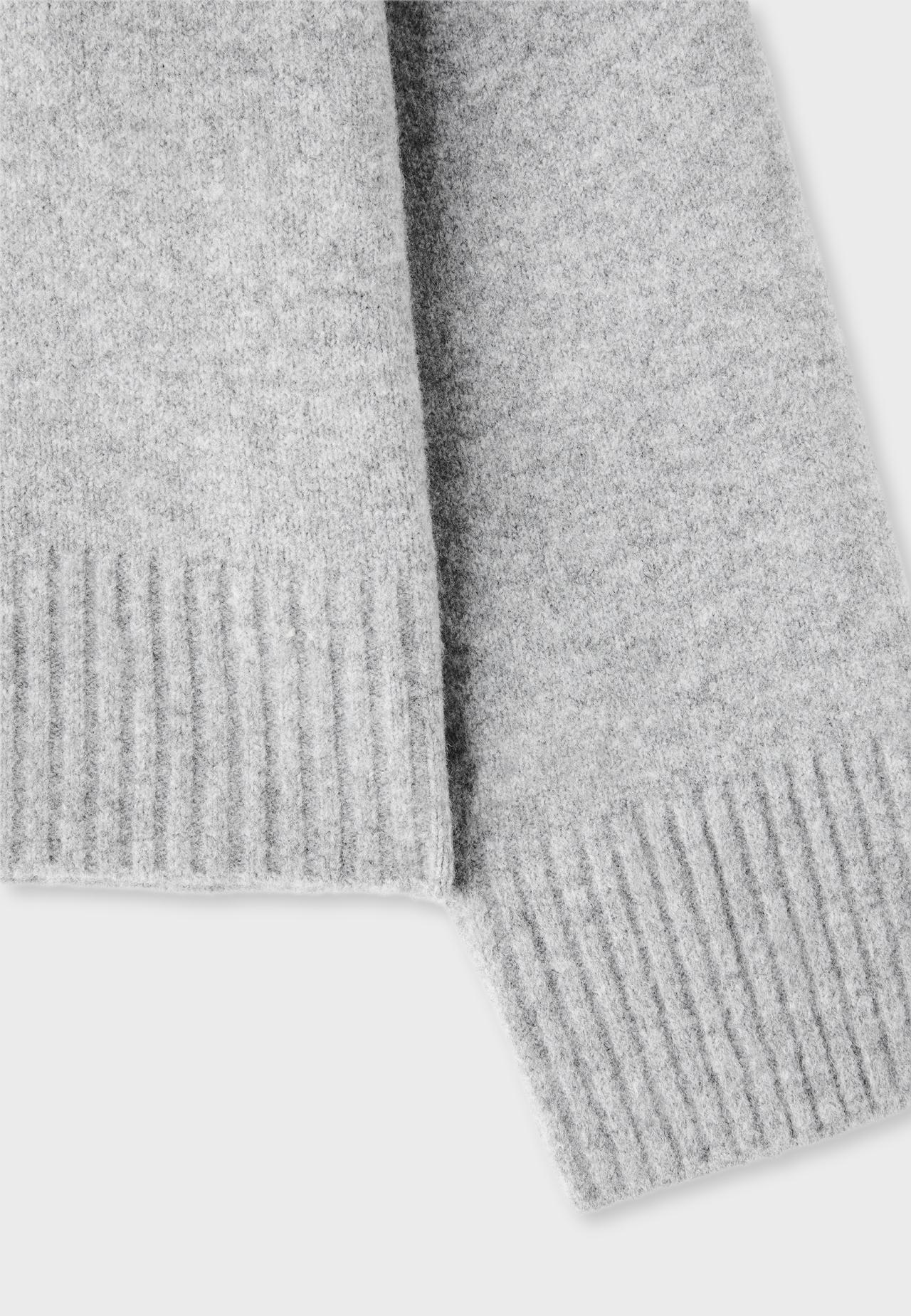 Soft-touch basic knit jumper — Dark grey