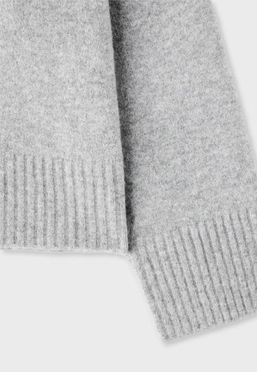 Soft-touch basic knit jumper — Dark grey 8