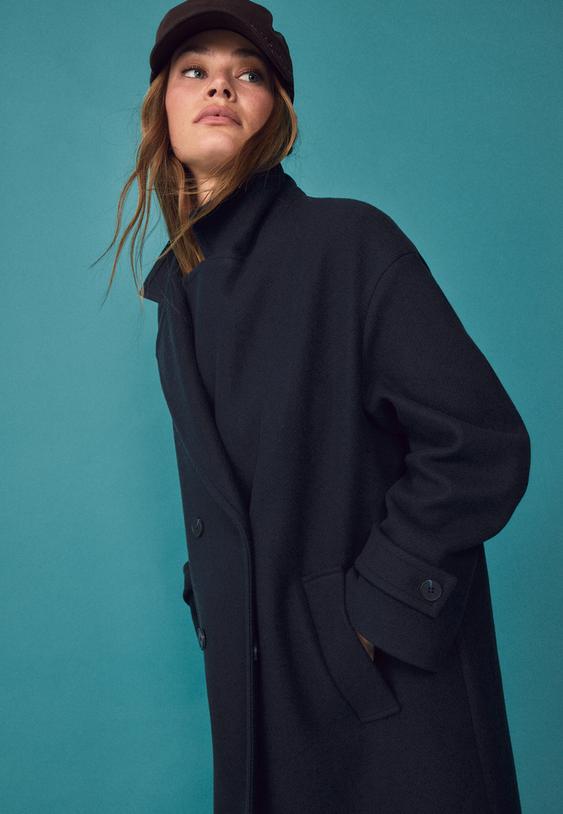 uzun oversize yumusak dokulu kaban