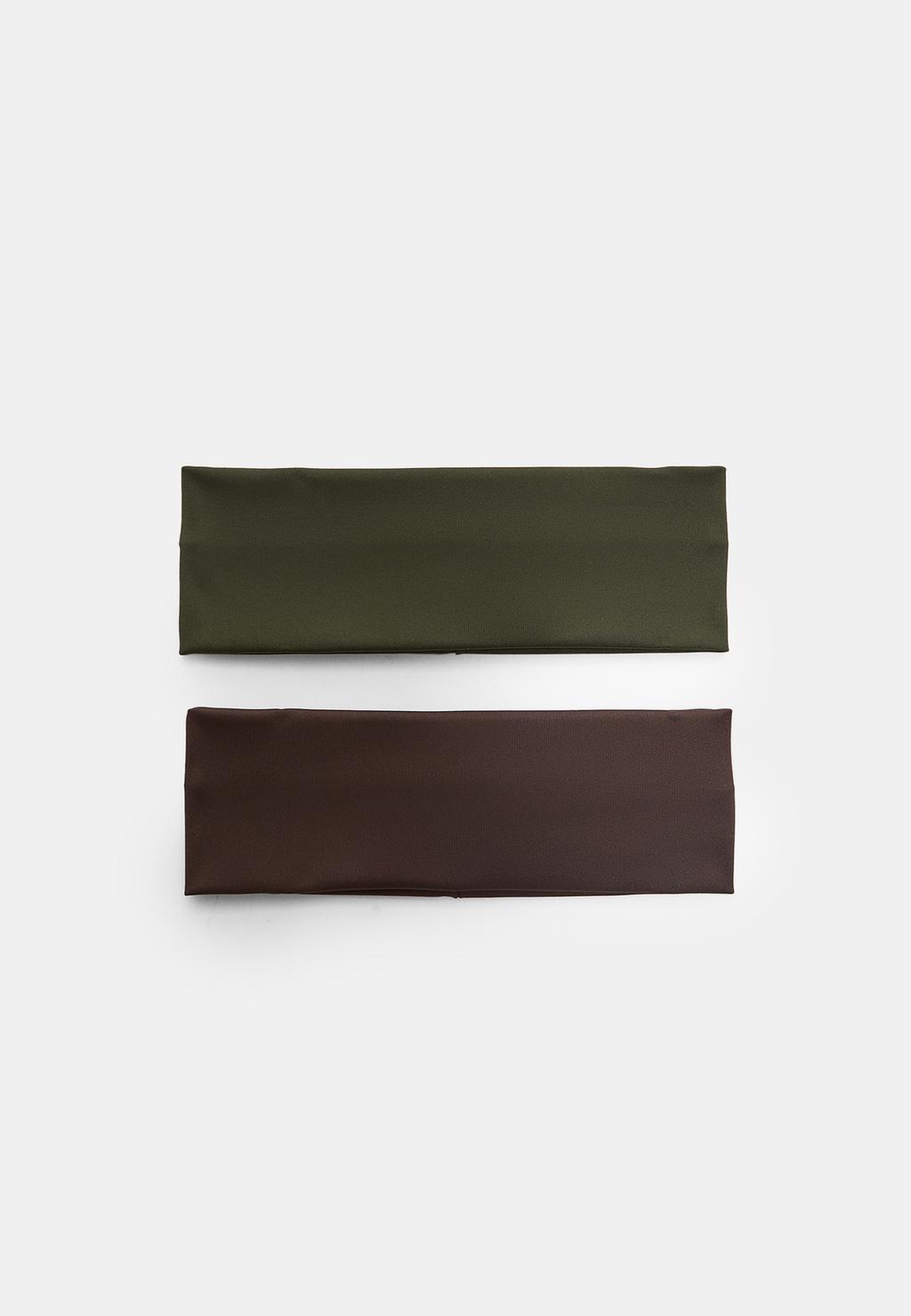 Set of 2 elasticated hair bands